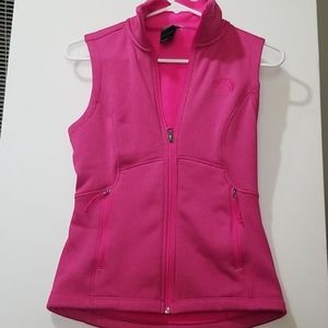 The North Face Pink Fleece Vest